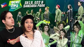 PPOP ON TOP Waleska amp Efra react to ACER DAY 2024 ft SB19 G22 Sandara Park [upl. by Siana700]