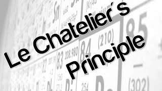 Le Chateliers Principle [upl. by Elohcim39]