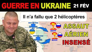 21 février  INCROYABLE  Les Ukrainiens franchissent les lignes russes et les bombardent [upl. by Francyne]