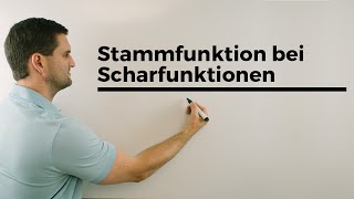 Stammfunktion bestimmen bei Scharfunktionen Aufleitung Integral  Mathe by Daniel Jung [upl. by Ahsinot566]