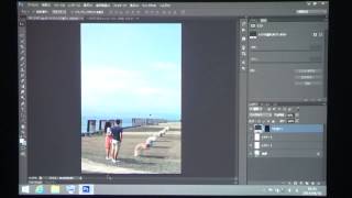 PhotoshopCS6 人物の切り抜きと合成テクニック [upl. by Zoie]