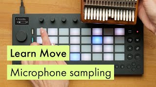 Ableton Move Tutorial Using Moves Microphone to Record Samples [upl. by Nealey]