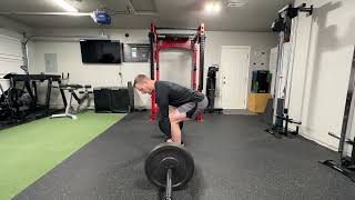 How To Perform A Barbell Deadlift Conventional GlutesHamstringsQuadsLatsTraps [upl. by Arod]