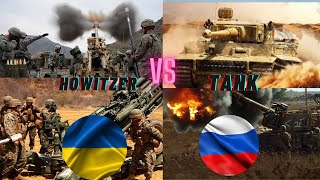 Howitzer vs Tank ARTILLERY Action and Tactics [upl. by Anilys]