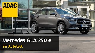 ADAC Autotest Mercedes Benz GLA 250 e  ADAC 2021 [upl. by Holcman]