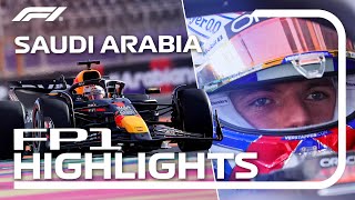 FP1 Highlights  2024 Saudi Arabian Grand Prix [upl. by Ylrrad148]