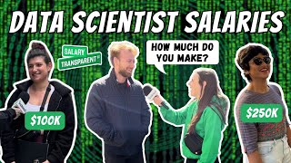 Data Scientists Make How Much 🤯 Data Scientist Salary Compilation 💚 Salary Transparent Street [upl. by Relly]