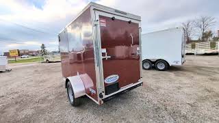 2024 Continental Cargo 5x10 Enclosed Cargo Trailer  AAA Trailer Howell MI [upl. by Harraf]