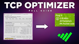 TCP Optimizer  Full Setup Guide Best Settings Error fixes 2024 [upl. by Oretna]