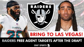 Raiders Free Agency Targets Top 10 NFL Free Agents Las Vegas Should Sign After The 2024 NFL Draft [upl. by Elstan]