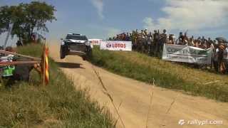 72 Rajd Polski  72nd Rally Poland  video compilation  speed amp jumps  pure sound  Full HD 50p [upl. by Dympha]