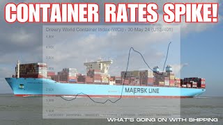 Red Sea Chaos Freight Rates Soar As Port Congestions Worsen [upl. by Nylarak90]