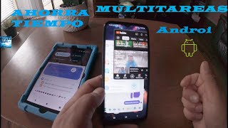 Como Usar El Multitareas De Androi [upl. by Yztim]