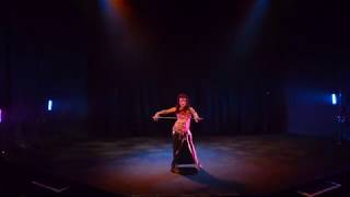 Katie Alyce Raks Assaya Stick Dance Saidi Belly Dance [upl. by Arevle792]