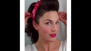 6 PIN UP looks for BEGINNERS  QUICK and EASY VINTAGE RETRO hairstyles  Fitfully Vintage [upl. by Beulah]