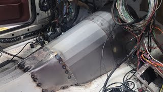 2JZ E30 DCT Swapped  Part 12  Transmissiom Tunnel is finished [upl. by Imray]