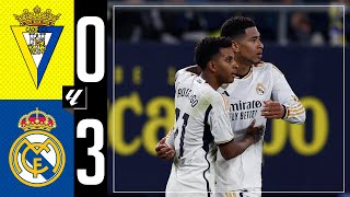 Cádiz CF 03 Real Madrid  HIGHLIGHTS  LaLiga 202324 [upl. by Ralf]