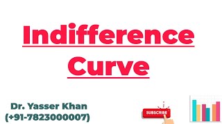 Indifference Curve  IC  Indifference Curve Meaning  Ordinal Utility  Indifference Curve Means [upl. by Notlim]