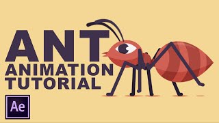 2D Ant Animation Tutorial Animate Without any Plugins in After Effects [upl. by Thgiled937]