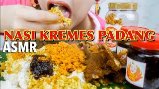 ASMR KREMESAN KRIUK  NASI PADANG  ASMR Indonesia [upl. by Aicilegna]