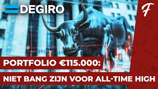 PORTFOLIO €115000 NIET BANG ZIJN VOOR ALLTIME HIGH  PORTFOLIO SHOW 115 [upl. by Kirbie]