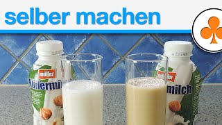 Müllermilch Haselnuss nachmachen  HaselnussMus [upl. by Cathe]