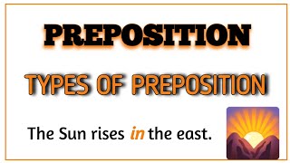 Preposition and itsTypesPreposition Types educationHub [upl. by Hephzipah]