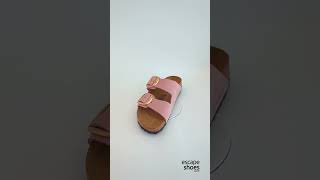 Sandalias BIRKENSTOCK Arizona Big Buckle Nubuck Rosa 1026583 [upl. by Trumaine]