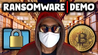 RANSOMWARE  LIVE DEMONSTRATION WITH SOURCE CODE C  Ransomware Explained Simply 2021 [upl. by Yousuf]