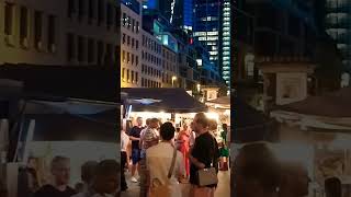 Frankfurter Weinfest 🍇🍷Rheingauer Markt auf der Fressgasse live festival wine shorts frankfurt [upl. by Julide]