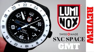 Luminox SXC PC Carbon GMT Watch Review Model 5027 [upl. by Isiah]