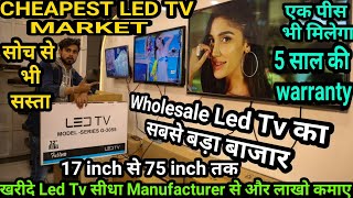 सबसे सस्ता Cheapest Led Tv Market  Led Starts Rs1999 with 5 year warrenty [upl. by Helbonnah]