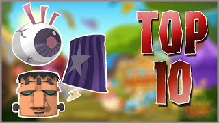 Top 10 ARTÍCULOS MENOS USADOS EN ANIMAL JAM [upl. by Adaline]