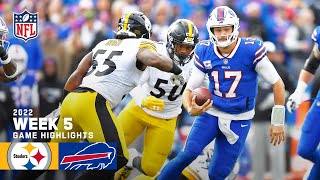 Pittsburgh Steelers vs Buffalo Bills  2022 Week 5 Highlights [upl. by Einaj]