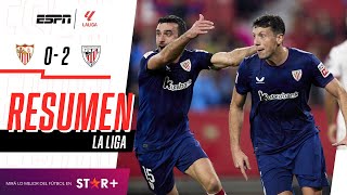 ¡LOS BLANQUIRROJOS CAYERON ANTE LOS LEONES EN SU CASA  Sevilla 02 Athletic Bilbao  RESUMEN [upl. by Rox162]