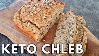 Przepis na prosty KETO CHLEB  Jak zrobić pieczywo LOW CARB [upl. by Ttoille]