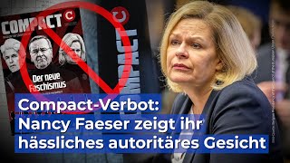 CompactVerbot quotFaeser zeigte ihr hässliches autoritäres Gesichtquot [upl. by Qirat]