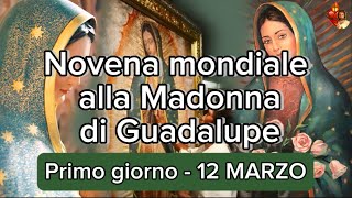 Novena mondiale alla Madonna di Guadalupe Primo giorno 12 Marzo [upl. by Cary]