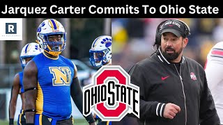 Jarquez Carter Commits To Ohio State  Ohio State Football Recruiting [upl. by Htevi407]