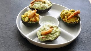 Avocats farcis aux crevettes une entrée simple et saine [upl. by Joselow]