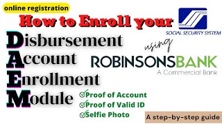 Tips Para Madaling Ma Approve ang SSS Disbursement Account Enrollment Module  SSS DISBURSEMENT [upl. by Grayce467]