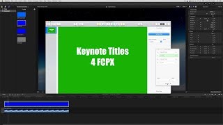 Using Keynote Titles in Final Cut Pro X [upl. by Resee]