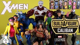 Marvel Legends CALIBAN Build a Figure BAF X Men Wave 4 Figure Review and Ranking [upl. by Aivart8]