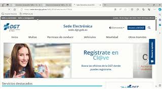 Tutorial de subsanación de solicitudes en Sede Electrónica DGT [upl. by Boigie]