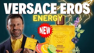 NEW Versace Eros Energy 2024  First Impressions  Best Eros Ever [upl. by Garrott475]