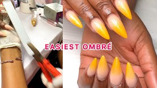 How to easily creat ombré acrylic nails [upl. by Okiram442]