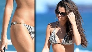 Selena Gomez Shows Sexy Tattoo in Bikini [upl. by Masao]