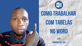 ✅ TUDO SOBRE TABELAS APRENDA COMO CRIAR TABELAS NO WORD PASSO A PASSO [upl. by Lisha]