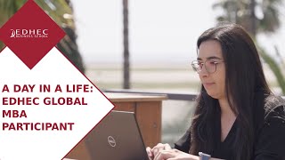 A day in a life of a Global MBA participant with Karla Salazar  EDHEC Business School [upl. by Yaya]