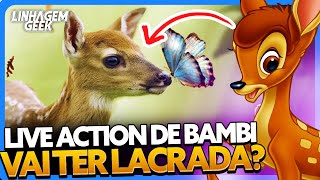 BAMBI LIVE ACTION VEM AÍ VAI SER BOM [upl. by Aicatsanna]